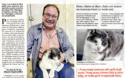 Refuge de Jouvence 11 Chelours retrouve sa famille