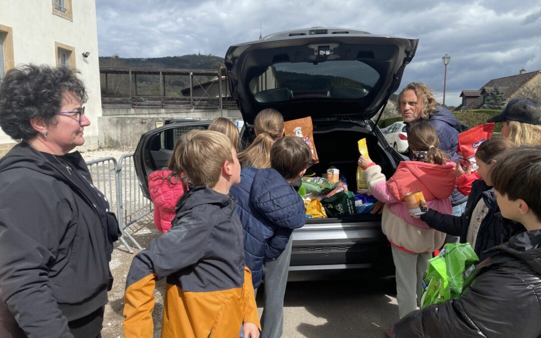Merci aux écoliers de Mâlain